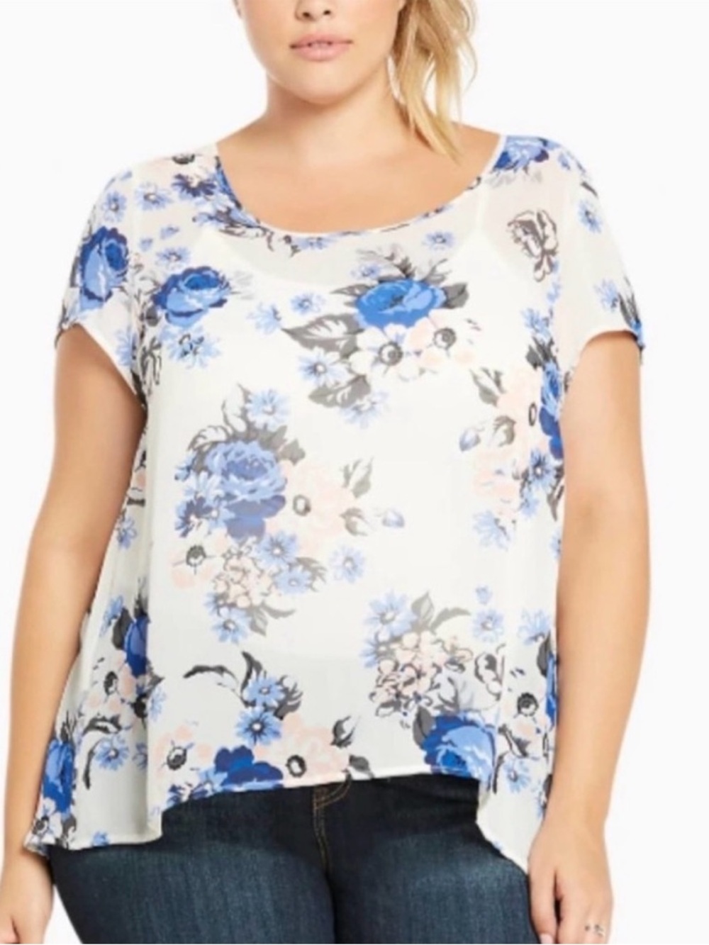 Torrid Scoop Neck Plus-Size Top